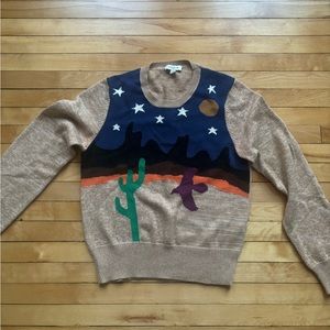 Coach 1941 Knit Sweater w/ Southwest Scene